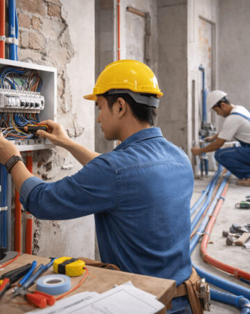 Thi Công Điện Nước Công Trình Dân Dụng