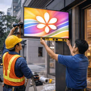 Thi công hộp đèn quảng cáo