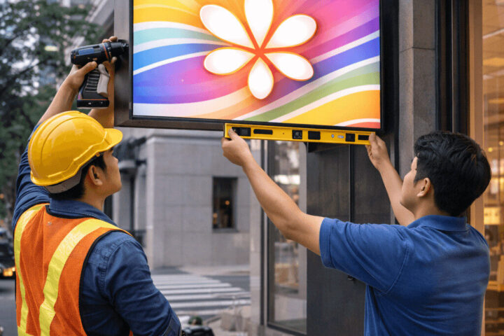 Thi Công Hộp Đèn Quảng Cáo