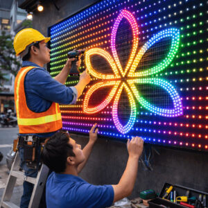 Thi công quảng cáo đèn LED