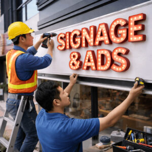 Thiết kế và thi công bảng hiệu quảng cáo