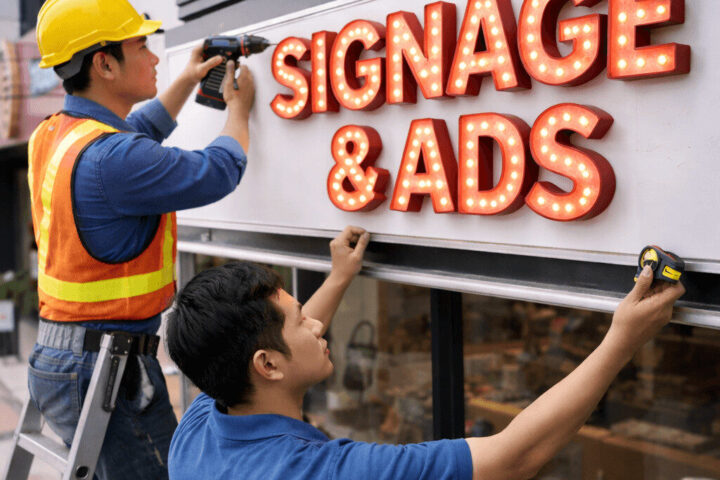 Thiết Kế Và Thi Công Bảng Hiệu Quảng Cáo